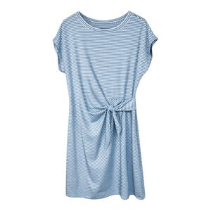 Vineyard Vines Blue & White Striped Tie-Front Knit Dress Size L